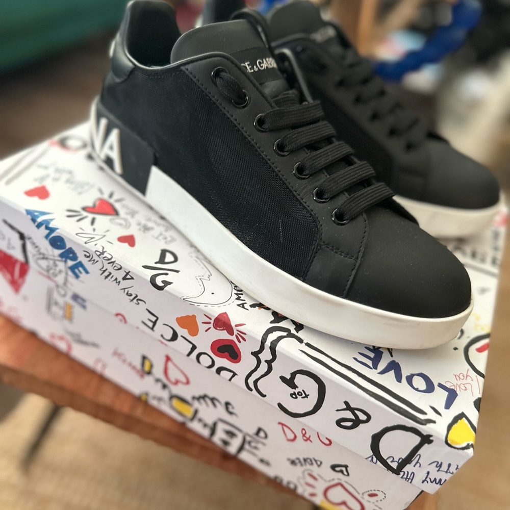 OUT OF STOCK Authentic DOLCE & GABBANA Portotino low-top sneakers - Picture 12 of 15